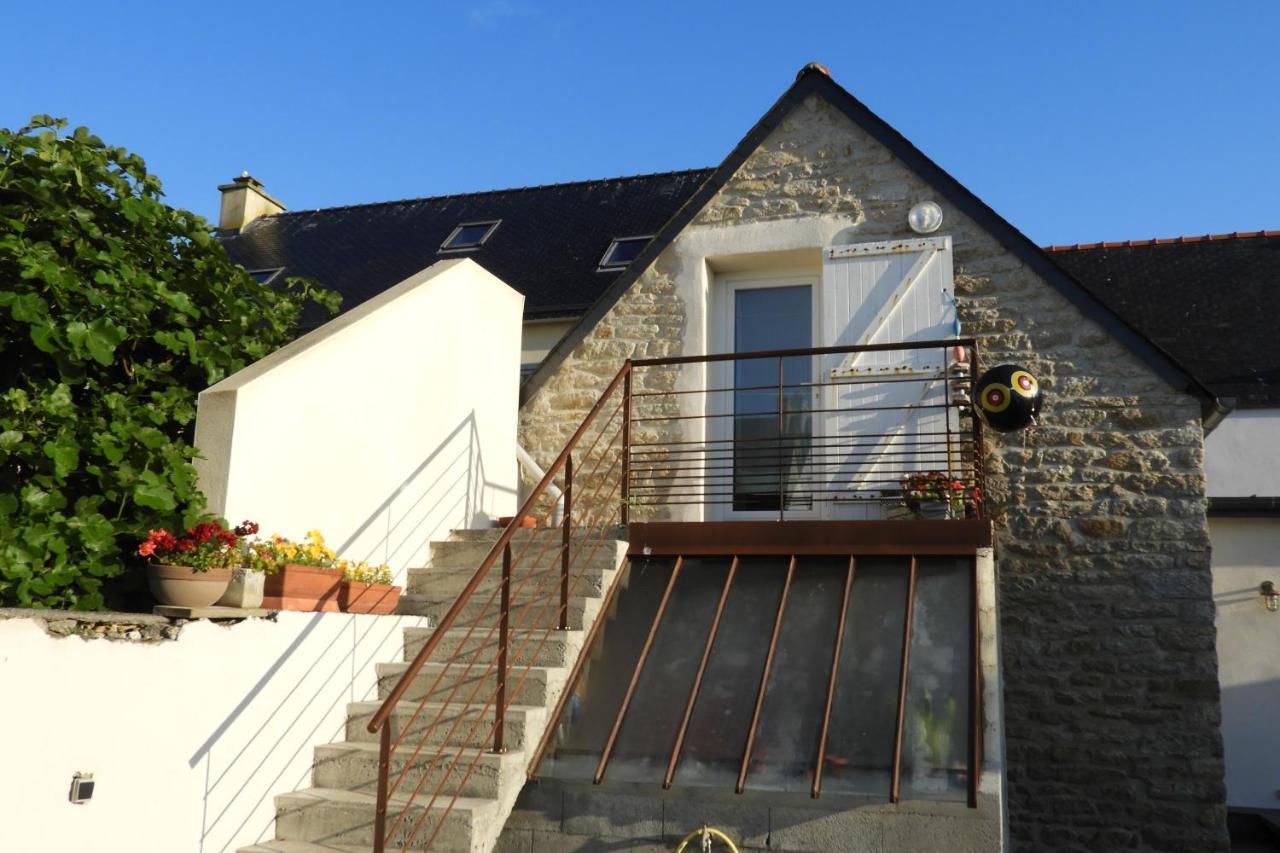 Les Volets Bleus Bed & Breakfast Saint-Guénolé Exterior foto
